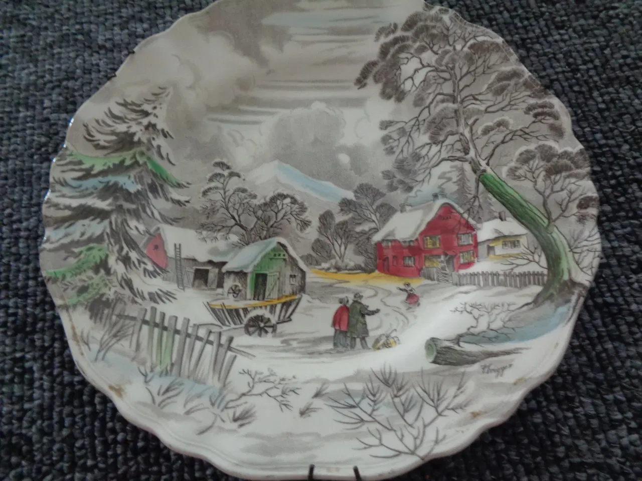 Billede 5 -  Staffordshire tallerken 
