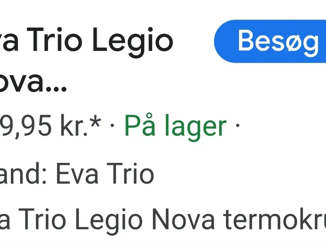 Billede 4 - Eva Trio Legio Nova termokrus 