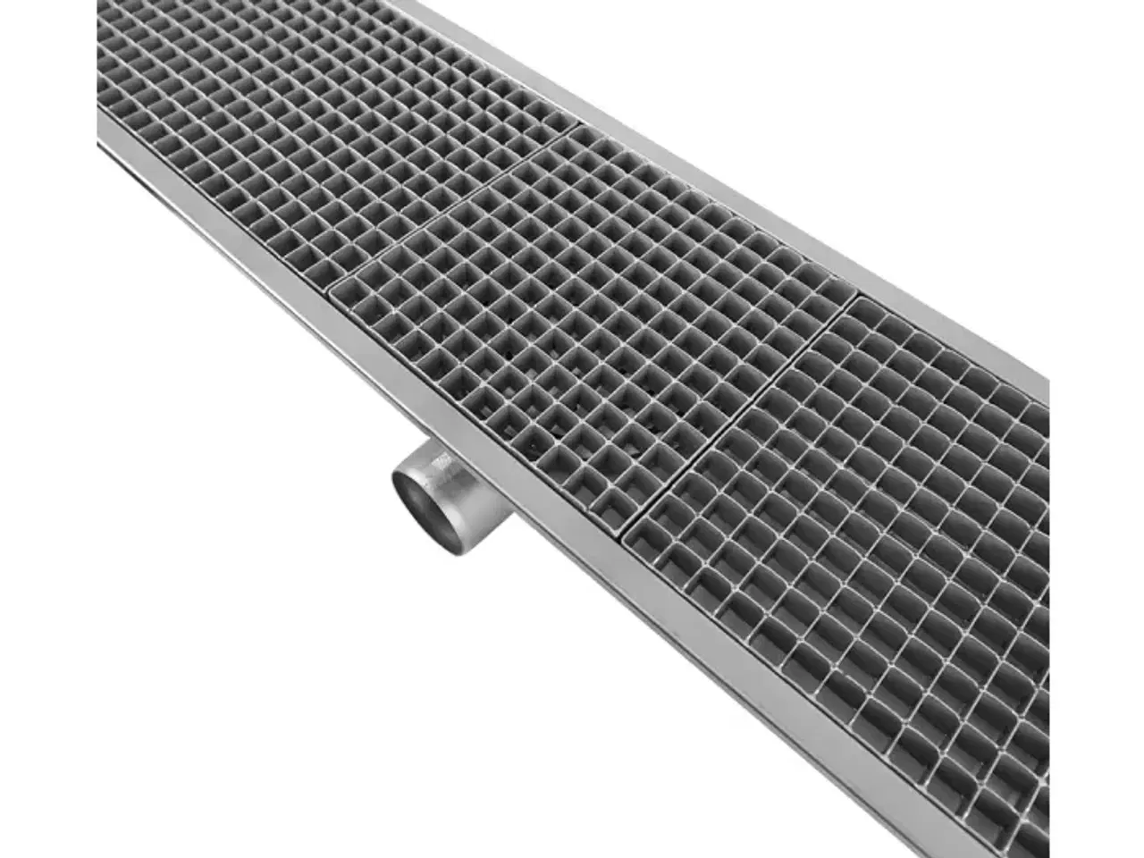 Billede 4 - Bred Gulvrende (300 mm) i AISI 304 Stål