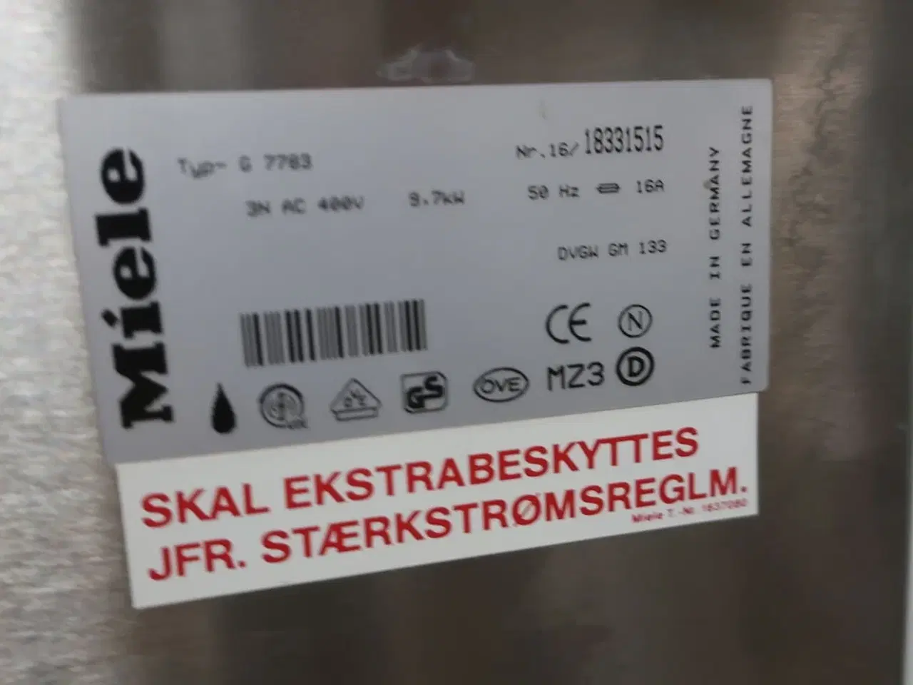 Billede 10 - Opvaskemaskine MIELE MIELABOR G 7783