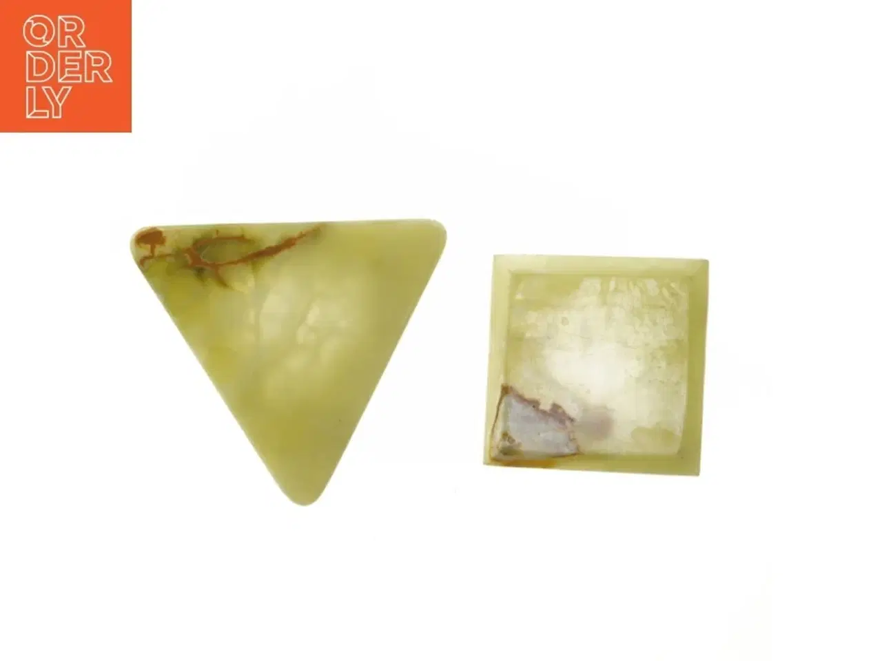 Billede 2 - To sten askebæger (str. 16,5x18,5 og 12,5x12,5 cm)