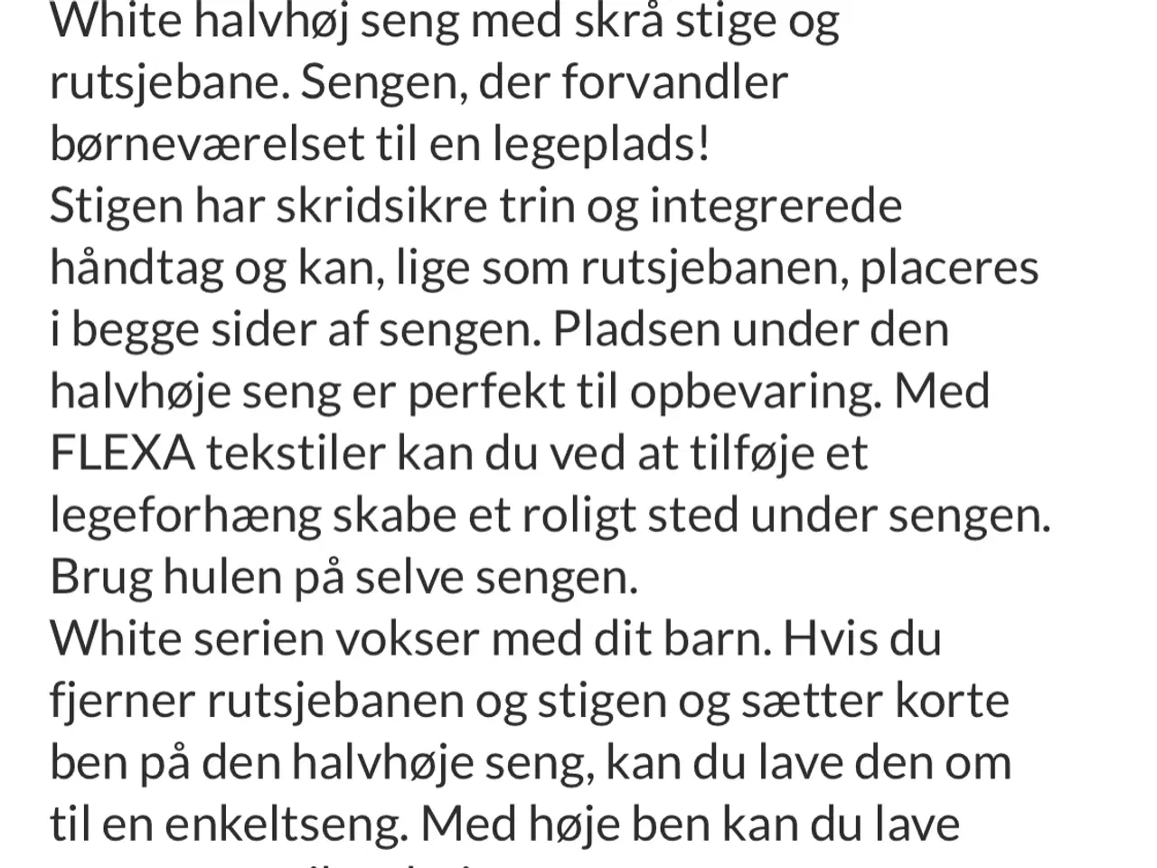 Billede 2 - Højseng fra FLEXA