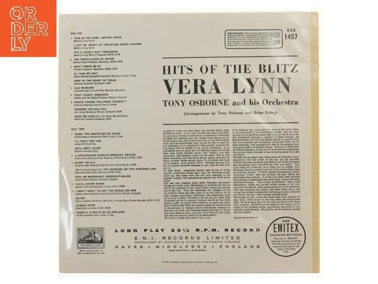 Billede 2 - Hits of the Blitz LP