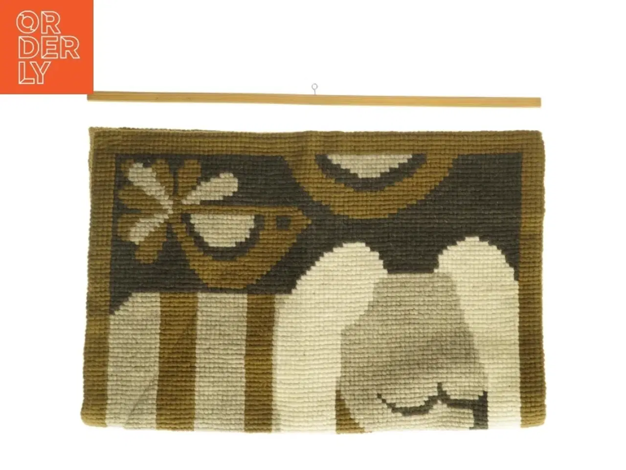 Billede 1 - Håndknyttet tæppe (str. 67 x 87 cm)