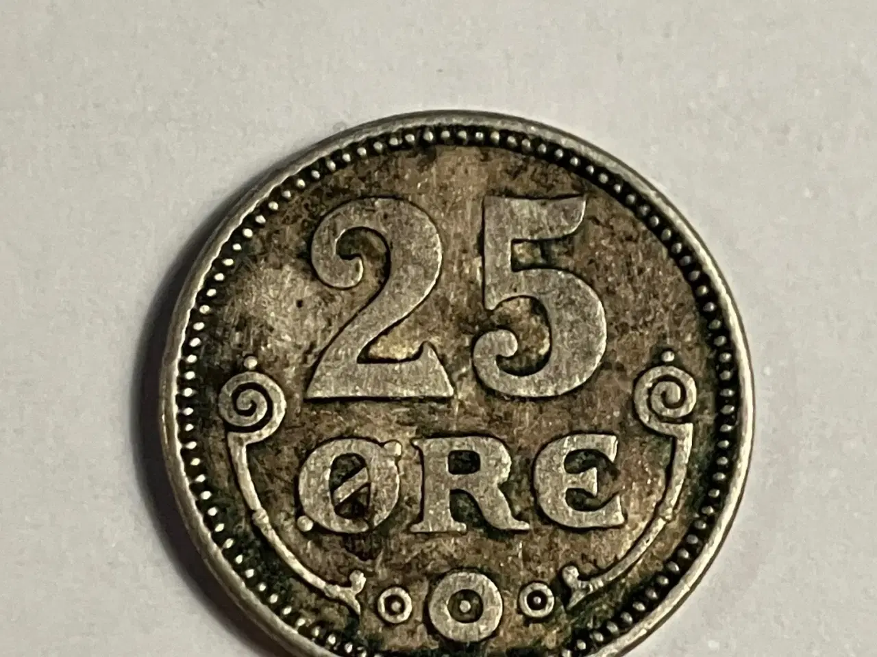 Billede 1 - 25 øre 1918 Danmark
