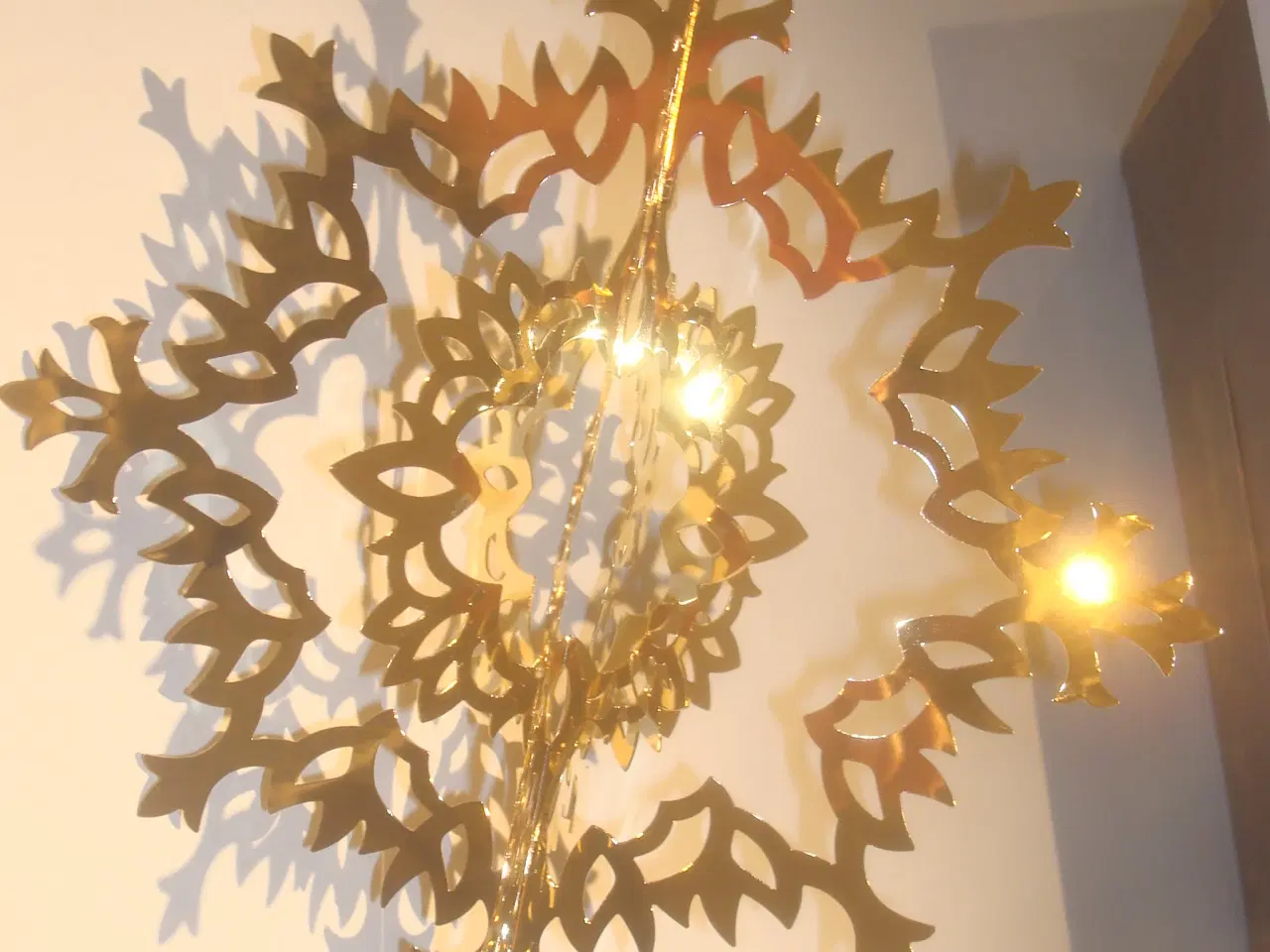 Billede 1 - TOPSTJERNE GEORG JENSEN forgyldt, original kasse,