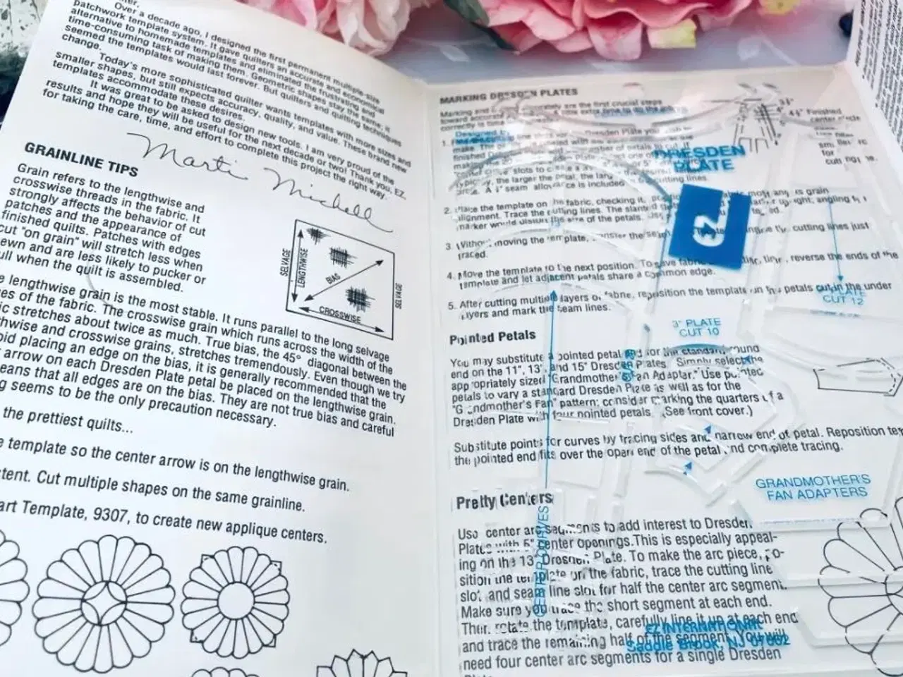 Billede 1 - Quiltning Stencil 
