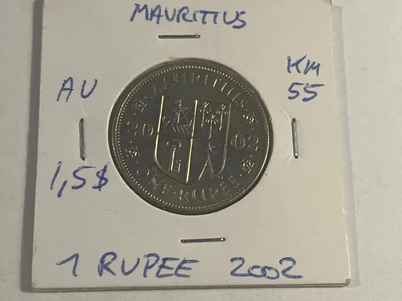 Billede 1 - 1 Rupee Mauritius 2002