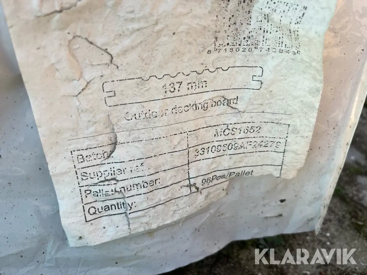 Billede 5 - Bambus terrassebrædder Moso Bambio X-treme BO-DTHT171G 95m2 3 paller