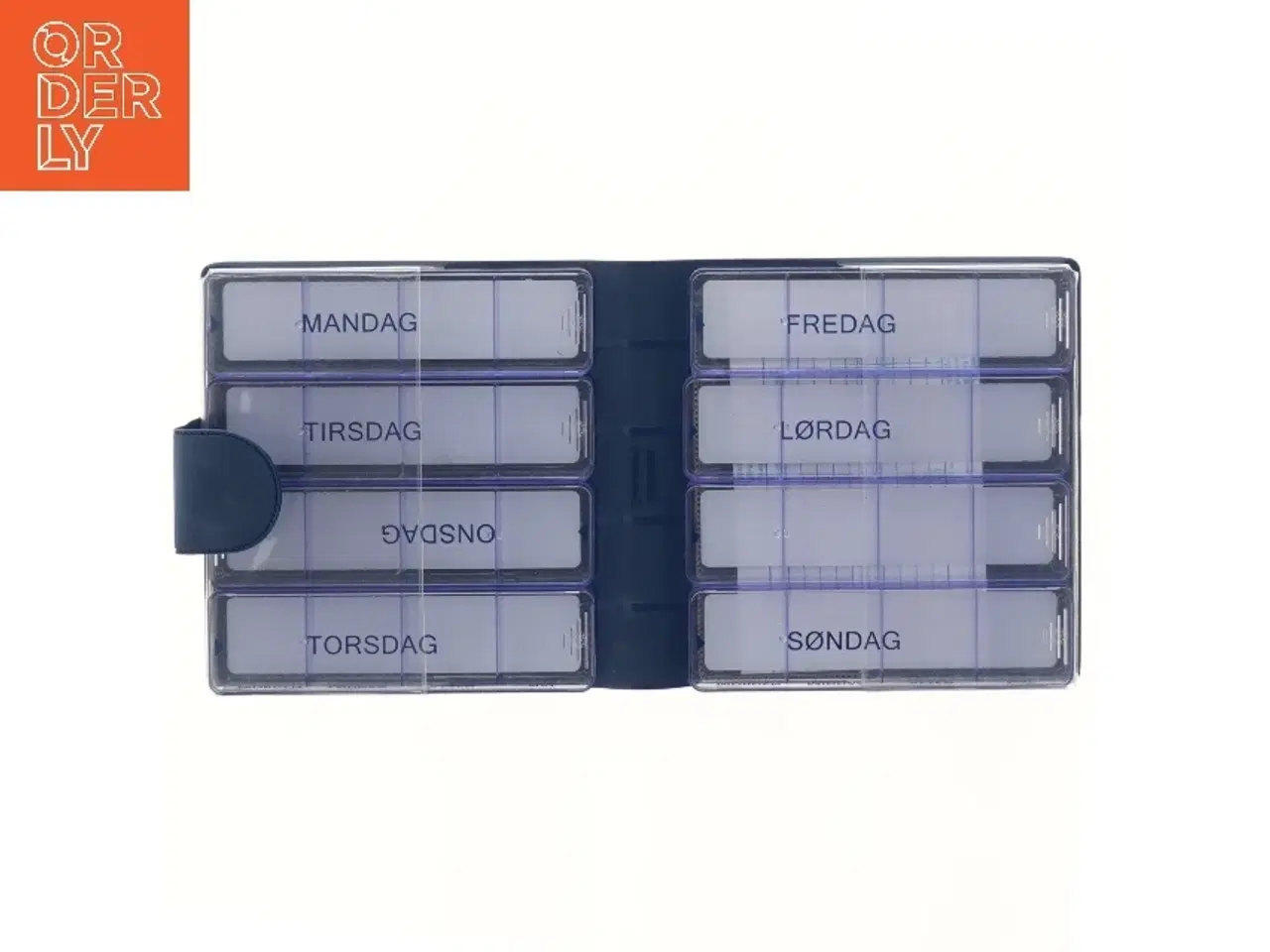 Billede 5 - Blå Medicin Organiserer fra Medimax (str. 16x14x4 cm)