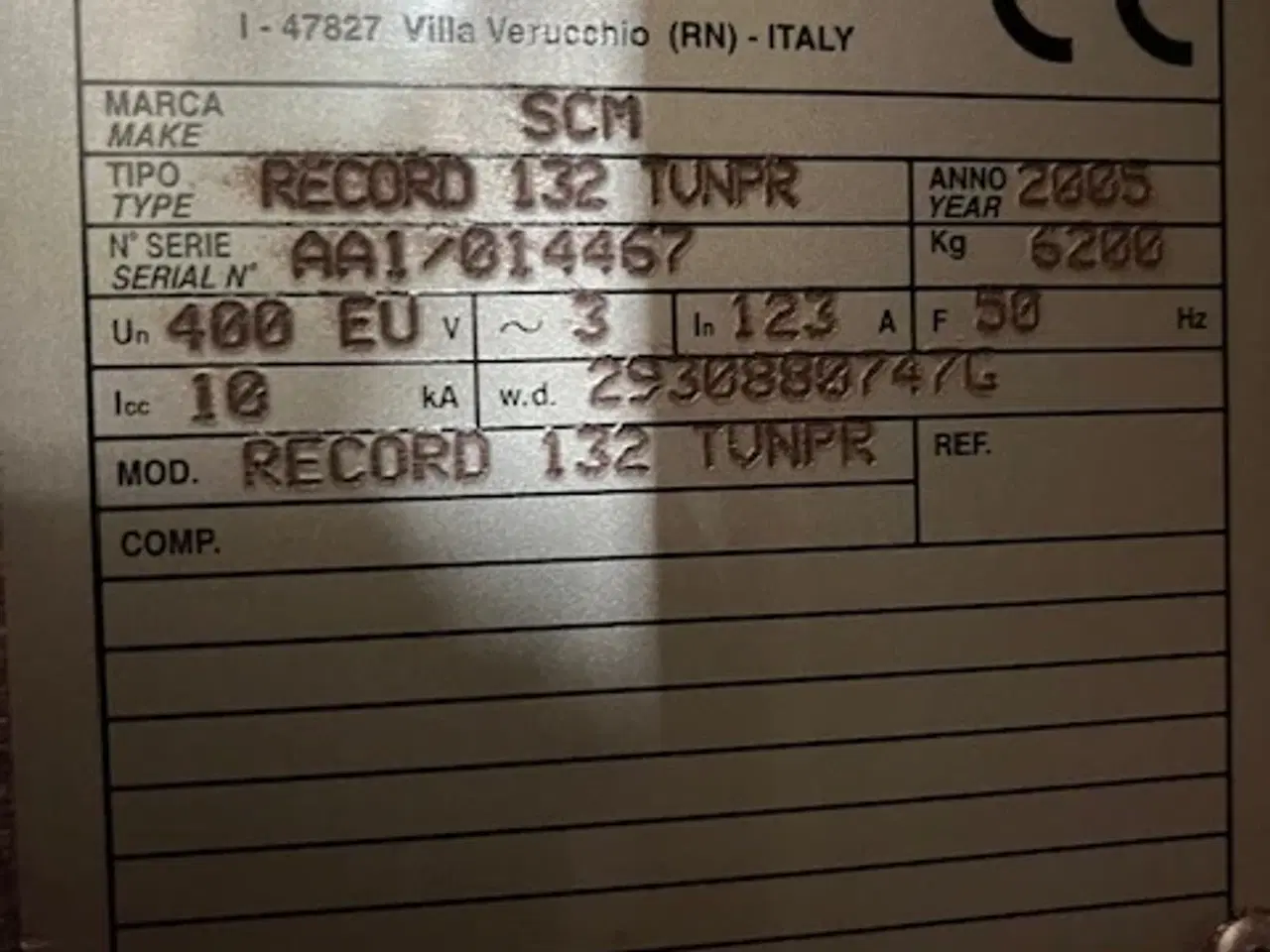 Billede 11 - SCM RECORD 132 PRISMA 5-akset CNC