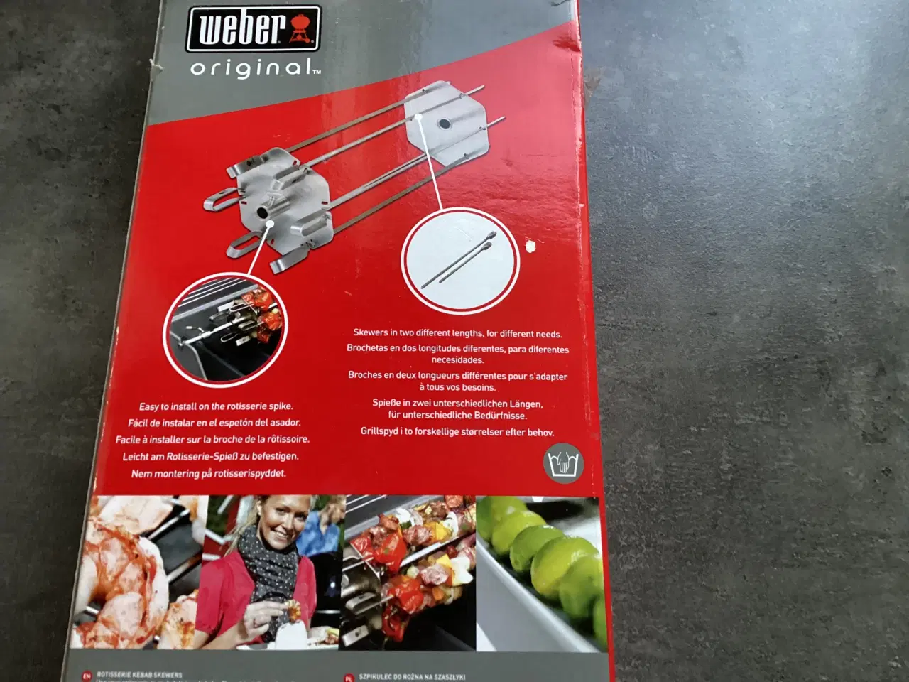 Billede 2 - Original WEBER grillspyd til Rotisseri