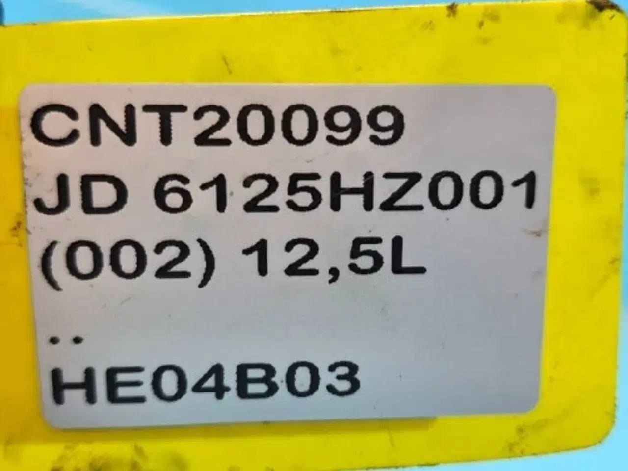 Billede 13 - John Deere 6125HZ001 Plade R501309