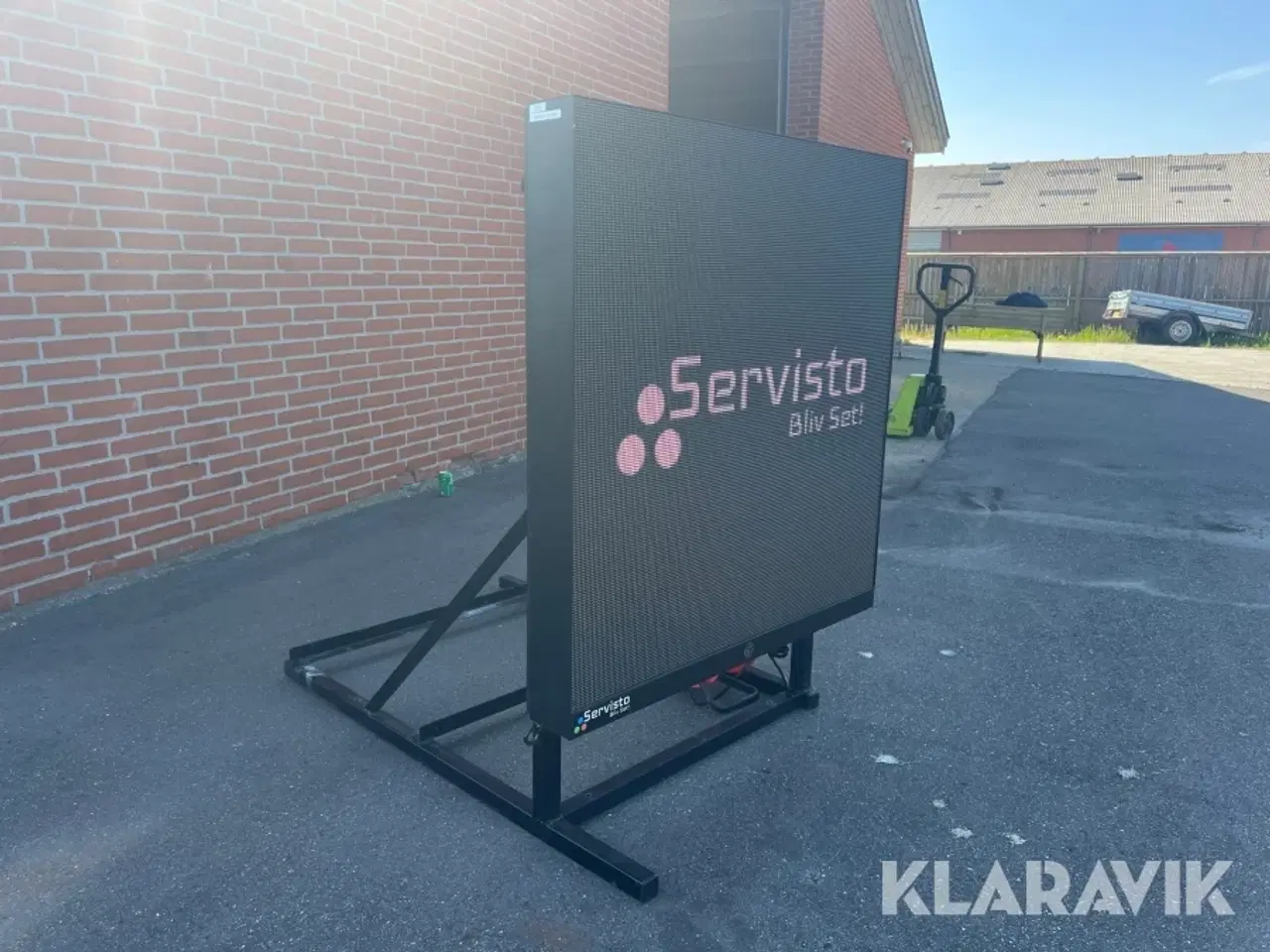 Billede 2 - Udendørs LED facadeskærm med stativ Servisto