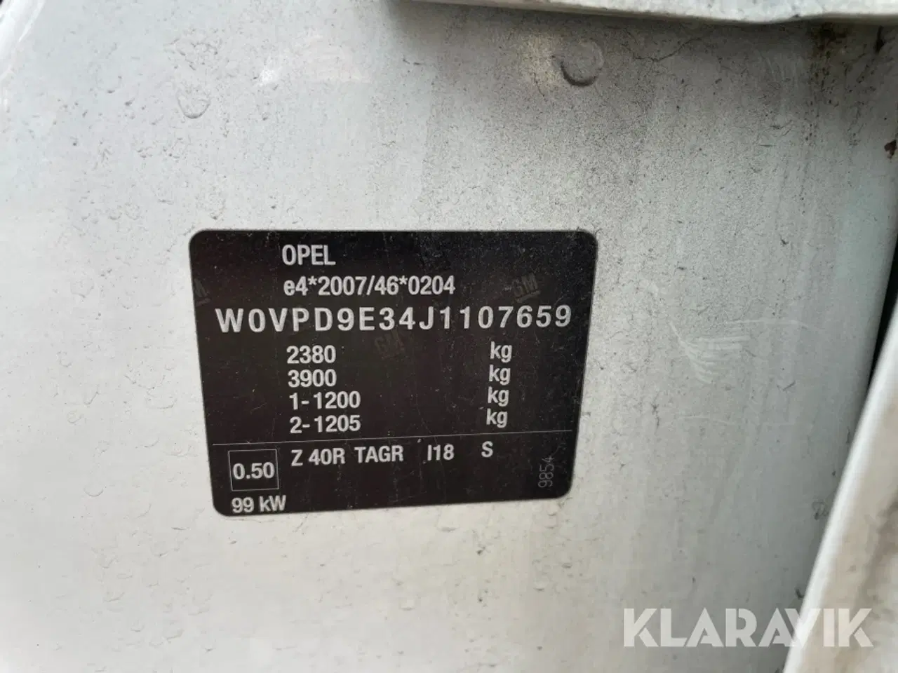 Billede 5 - Varebil OPEL ZAFIRA, 1,6 CDTI 134HK FLEXIVAN