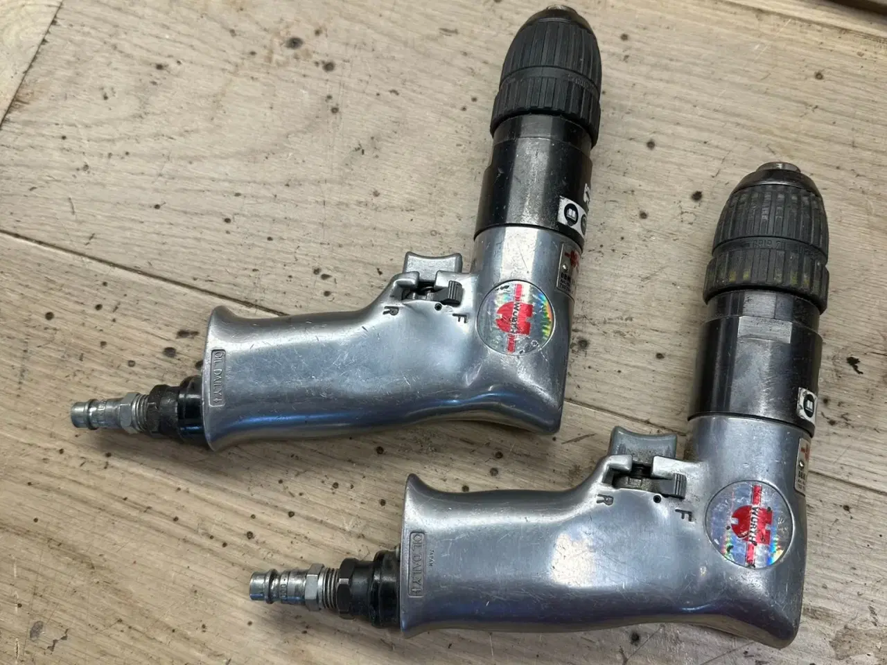 Billede 8 - Luftværktøj - 2 x luftmejsel + 2 x luftboremaskine