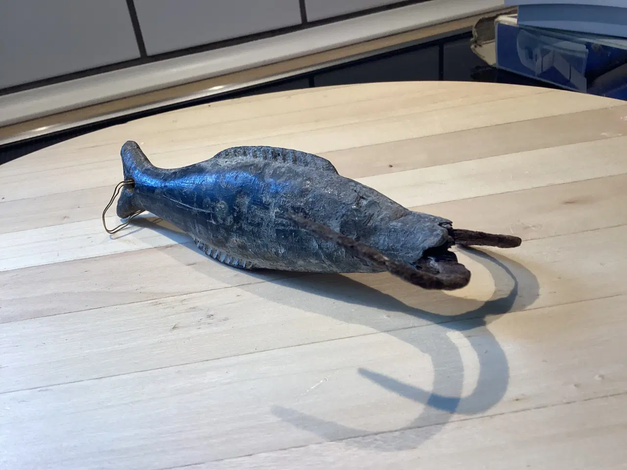 Billede 2 - Fiskekrog- lod i sten