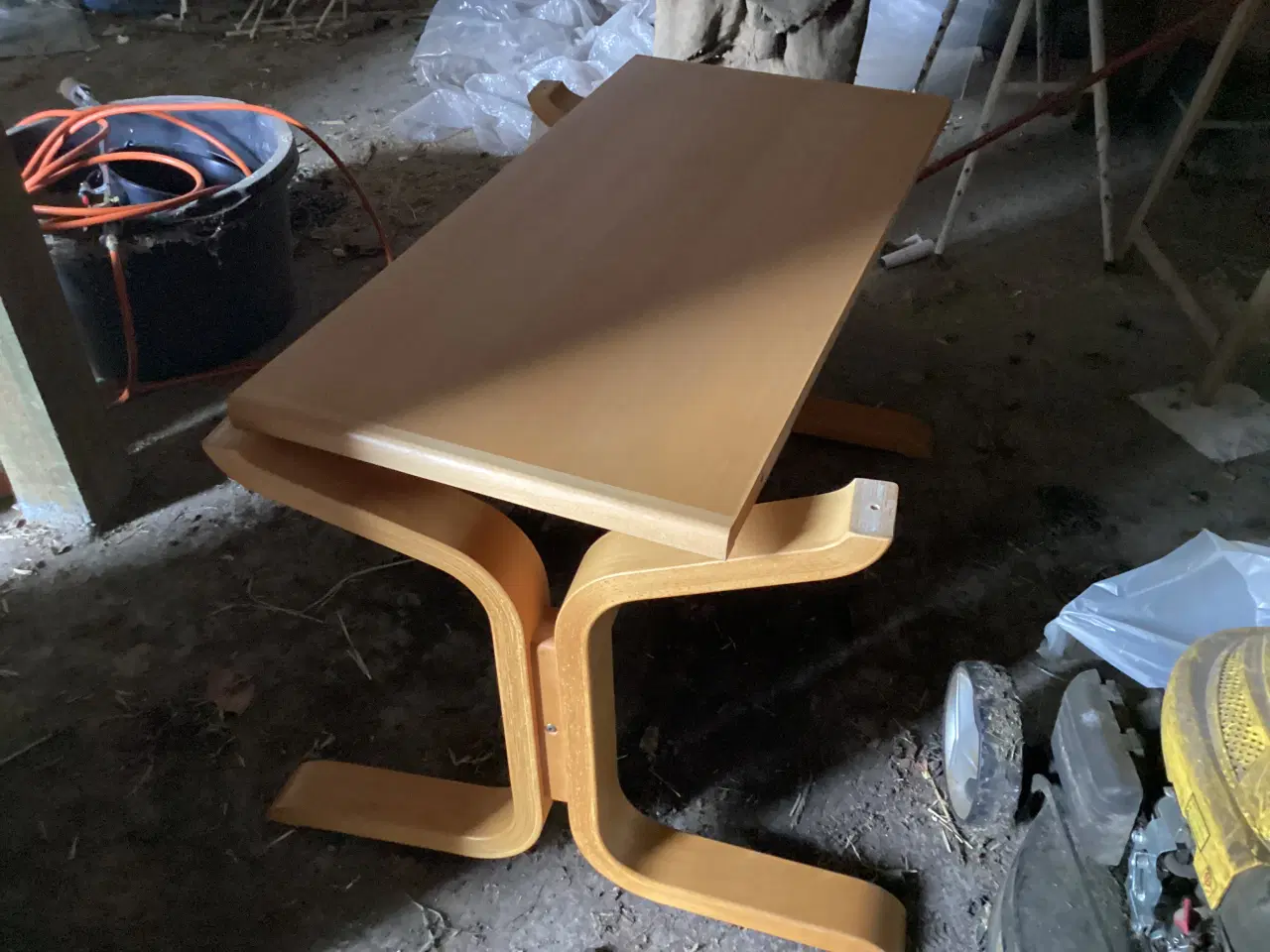 Billede 3 - Spisebord i massiv bøg med tillægsplade på 50 cm