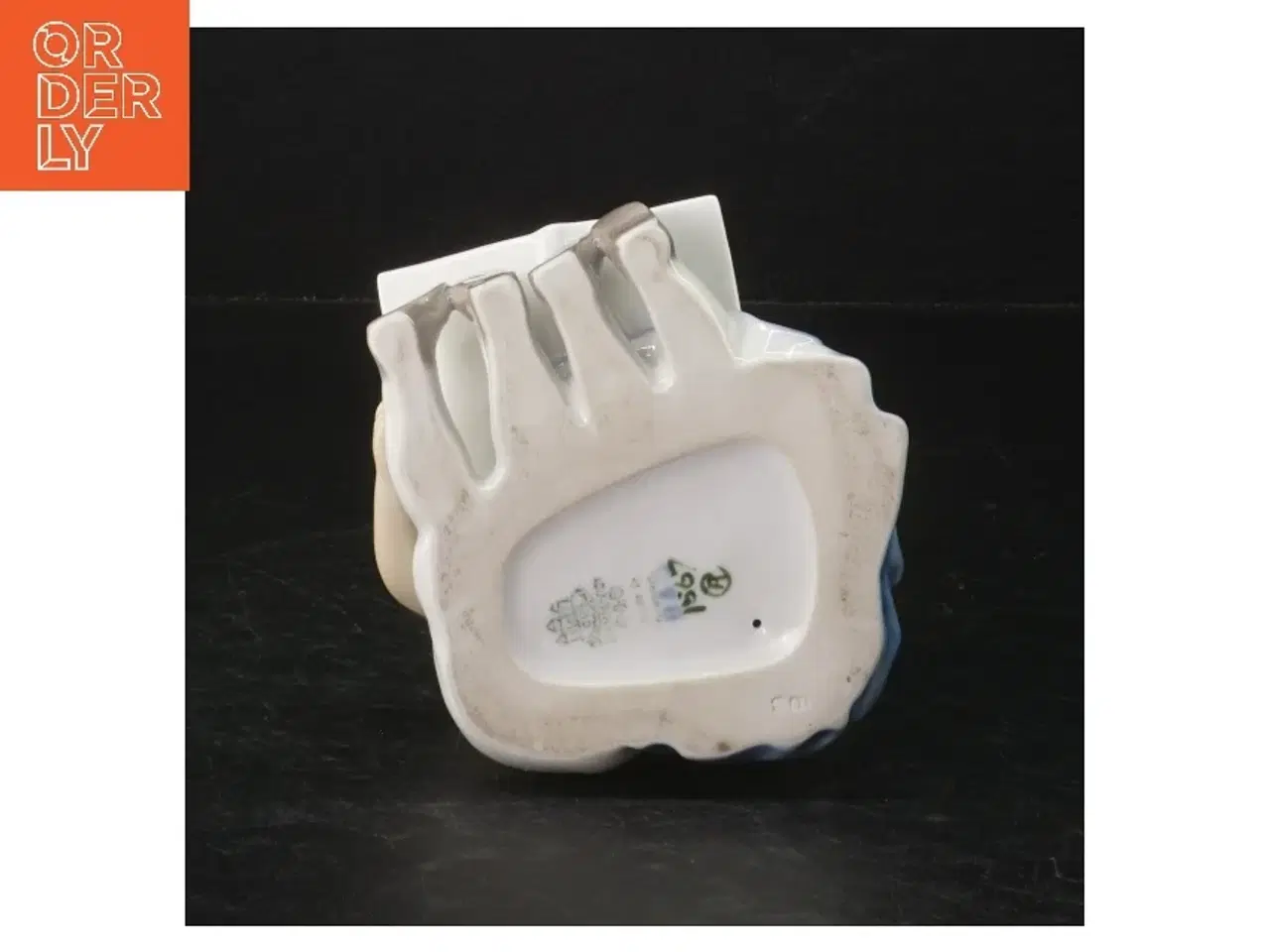 Billede 2 - Porcelænsfigur af børn der læser fra B&G (str. H. 10,5 cm)