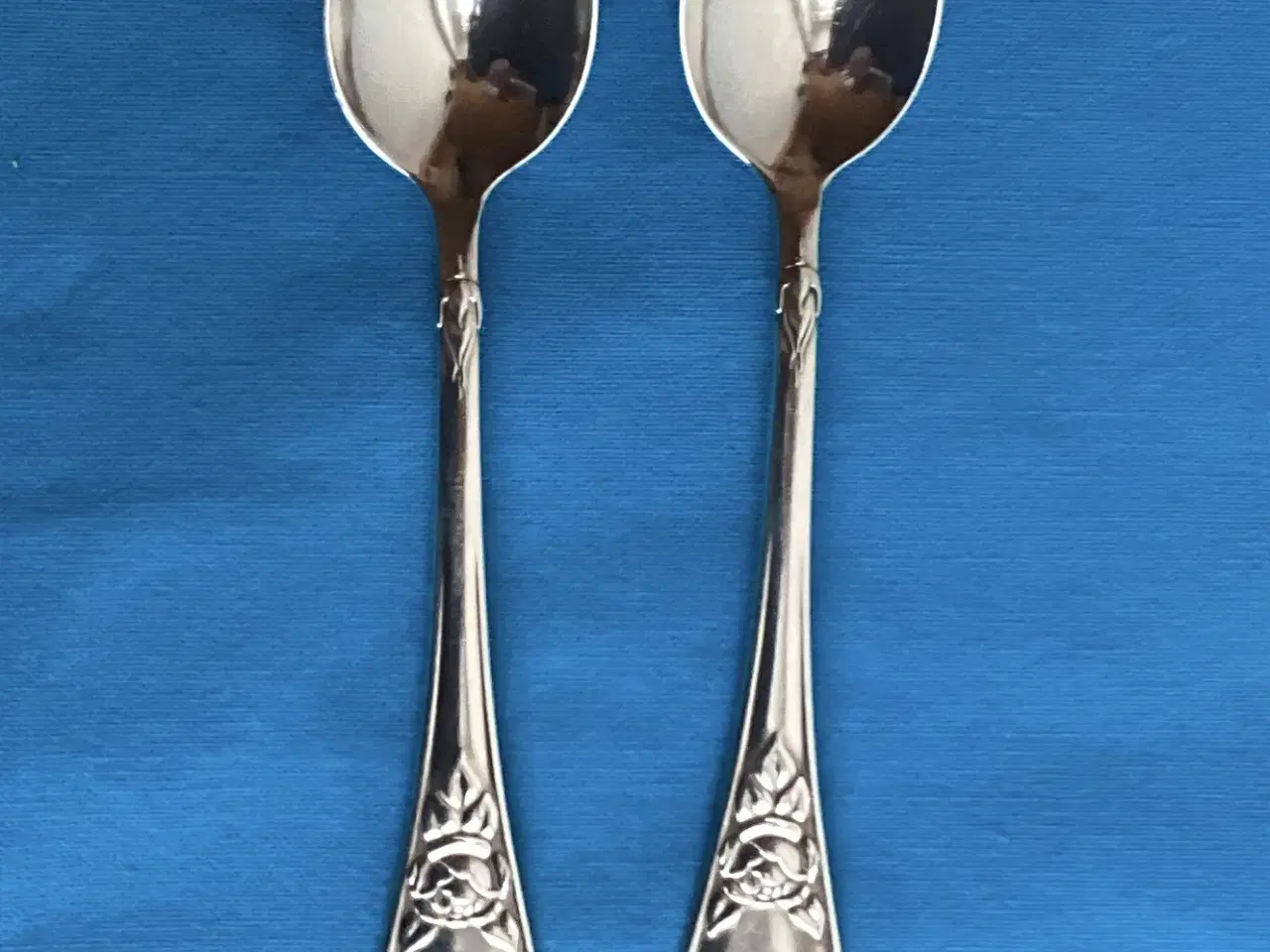 Billede 1 - “Rose” teskeer i Sølvplet, pris pr. stk.