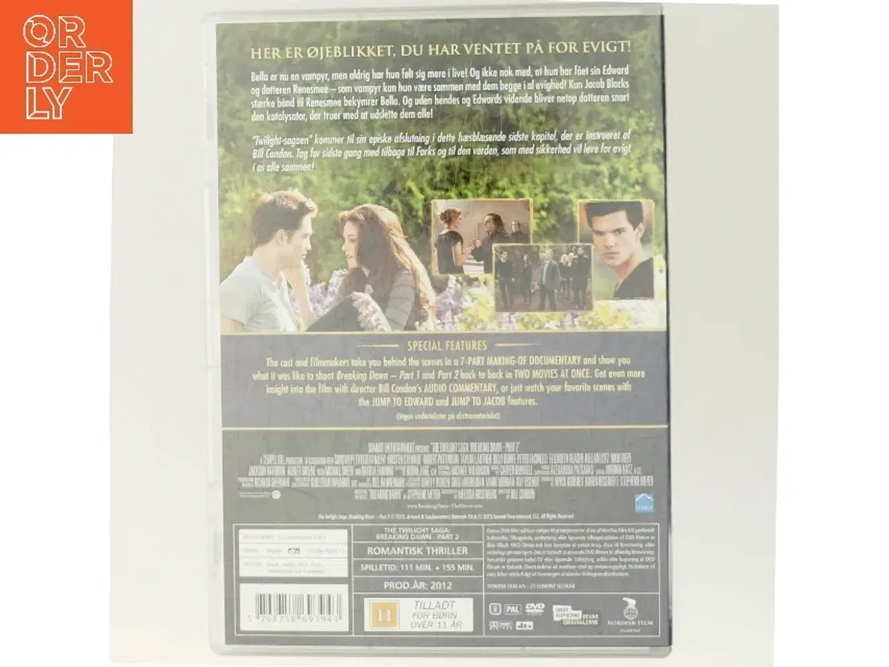Billede 3 - Twilight - Breaking Dawn: Part 2 med Kristen Stewart (DVD)