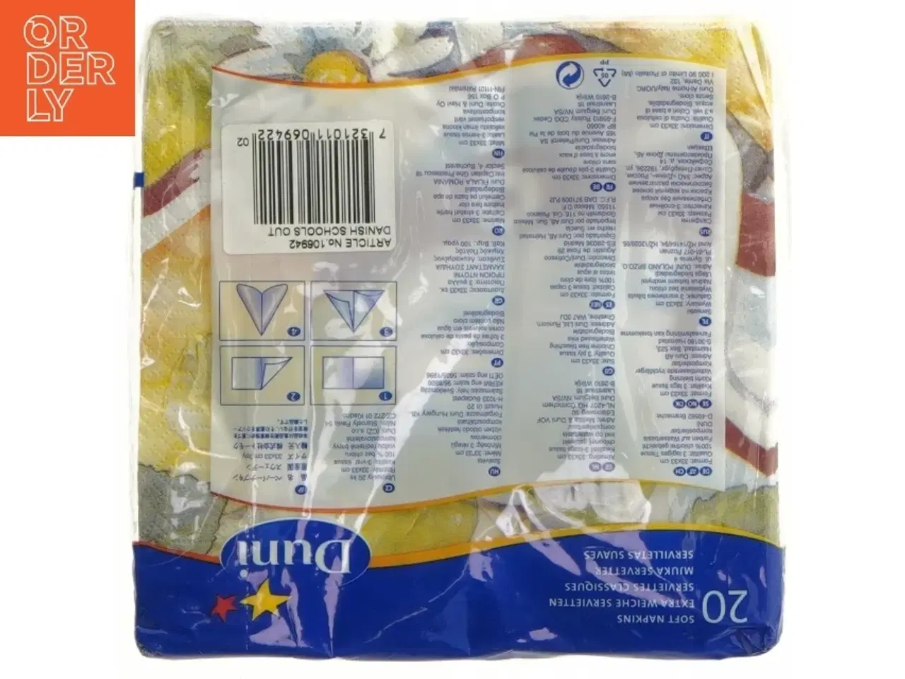 Billede 2 - Servietter med studenterhuer (str. 16,5 x 16,5)