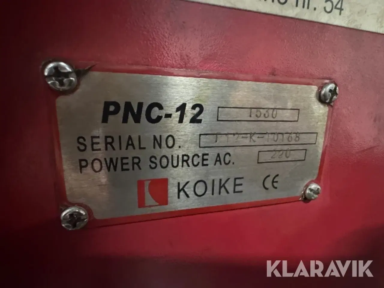 Billede 5 - Plasmaskærer Koike CNC-PNC-12-1530
