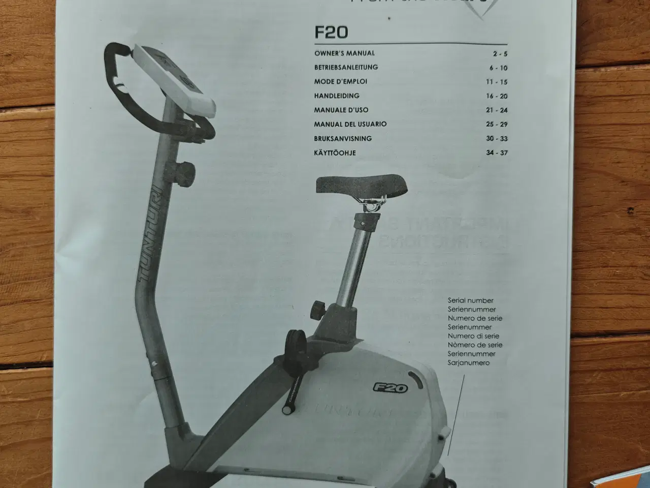 Billede 2 - Tunturi F20 Motionscykel 