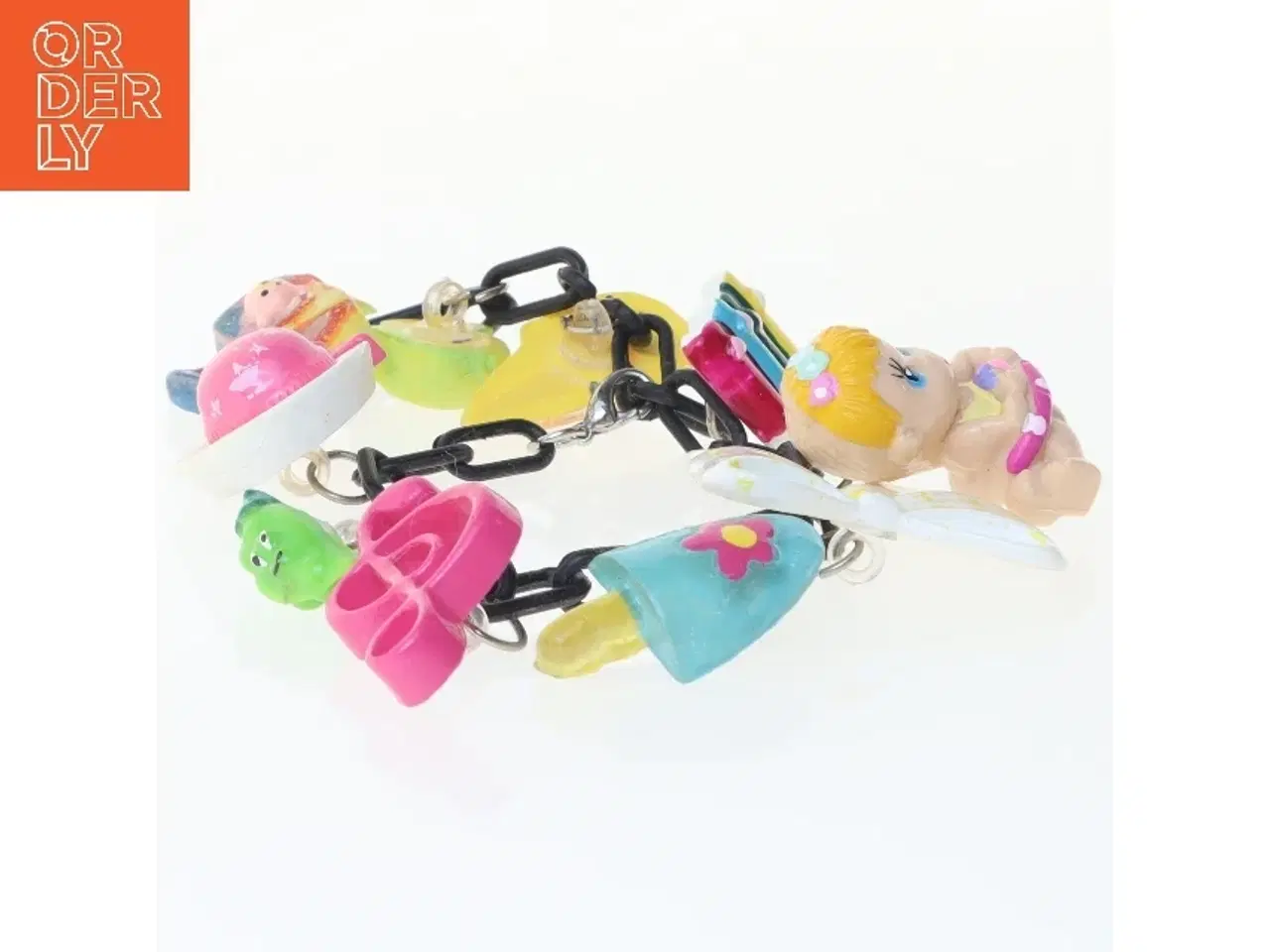 Billede 2 - Armbånd med charms (str. 25 cm)