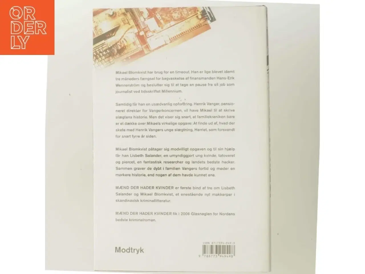 Billede 3 - Maend Der Hader Kvinder af Stieg Larsson (Bog)