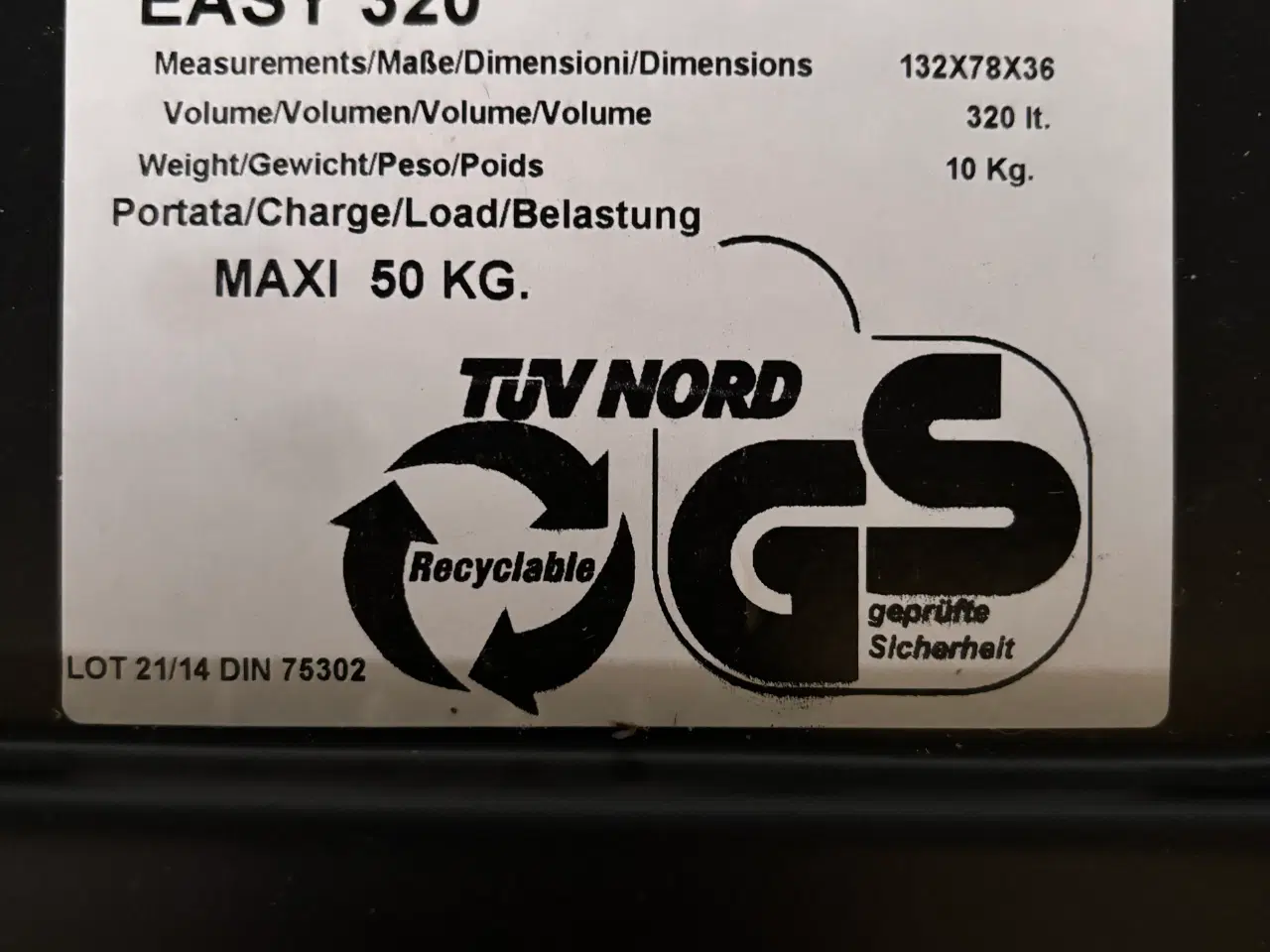 Billede 3 - Easy tagboks 320