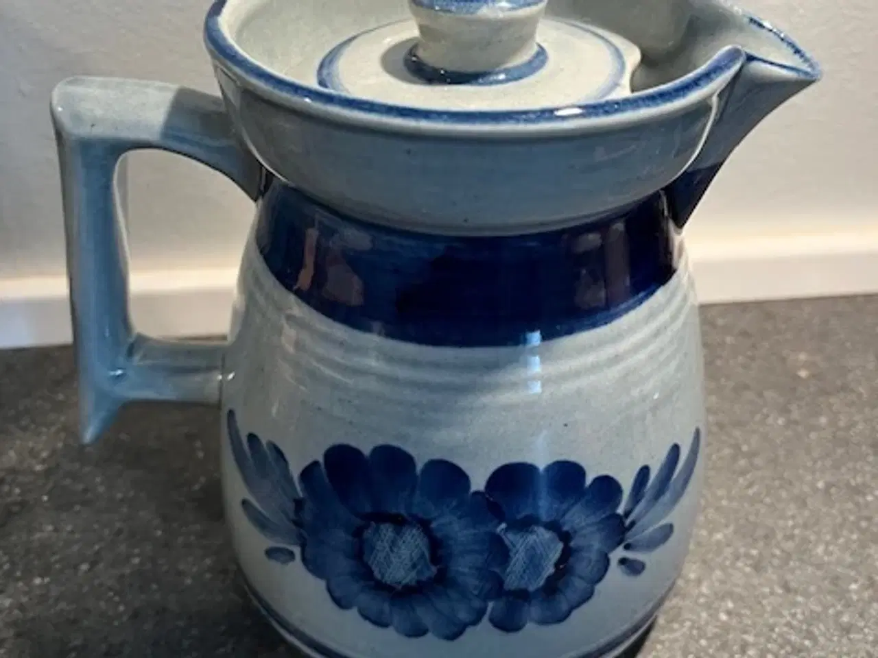 Billede 1 - Vintage Aksini kande – Blå Blomst – Dansk Design 