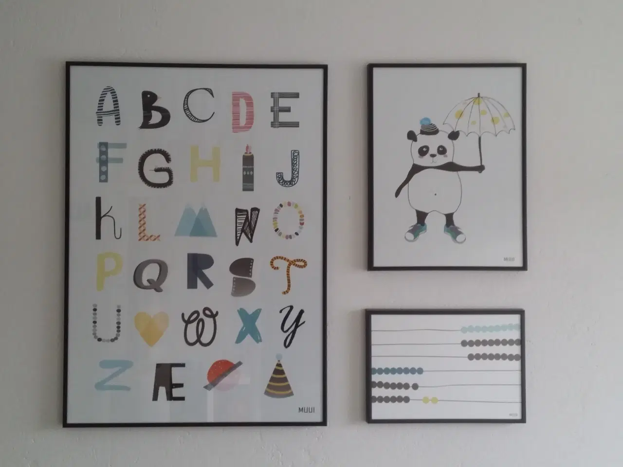 Billede 1 - Billed kollage til børneværelset