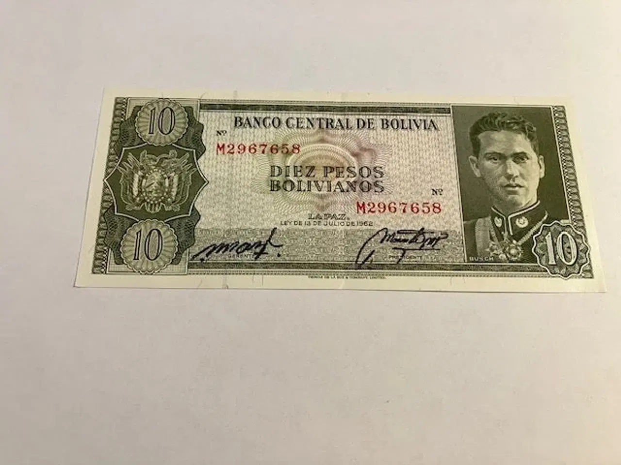 Billede 1 - 10 Pesos Bolivia