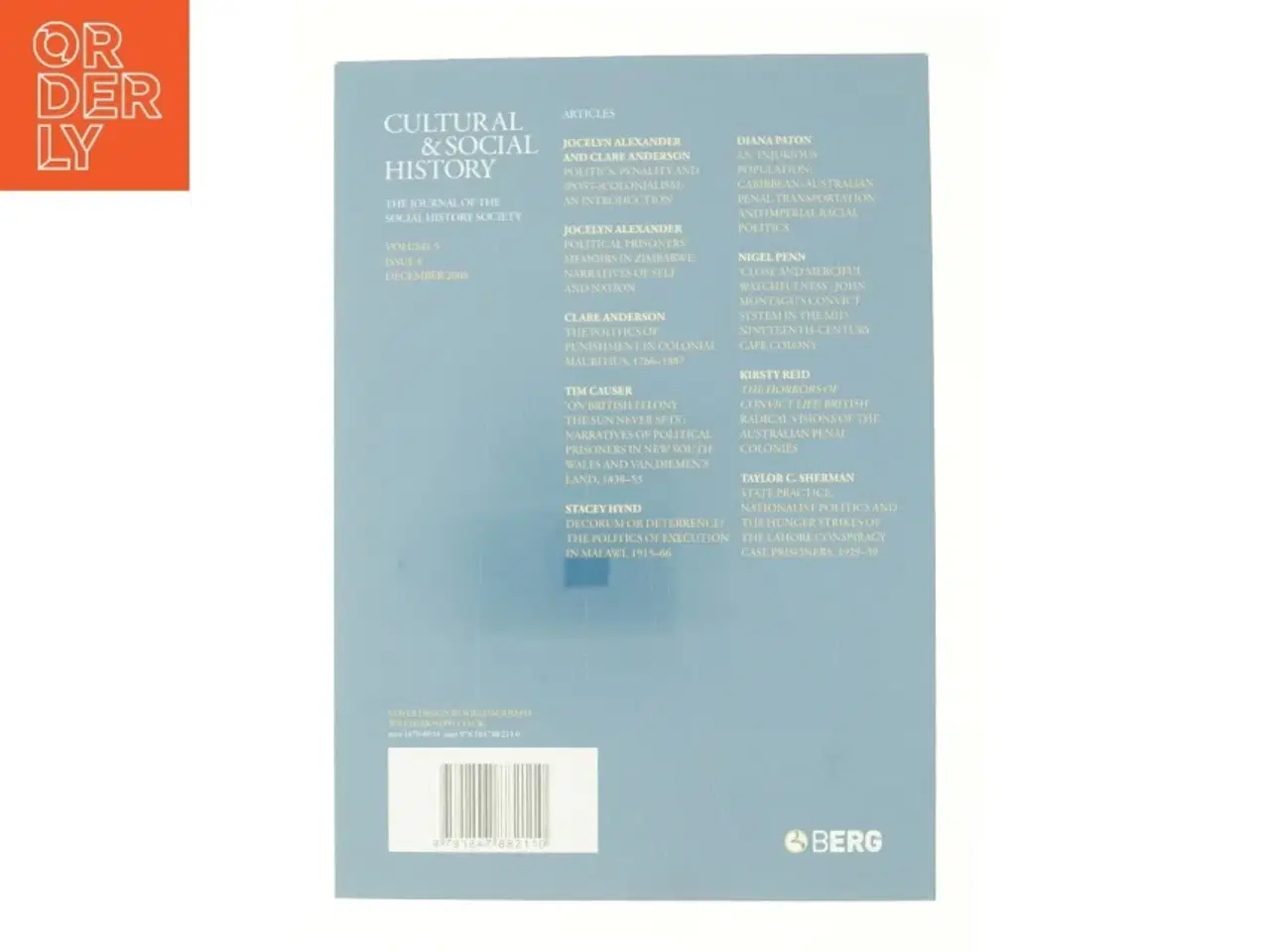 Billede 3 - Cultural & social history  fra Bog