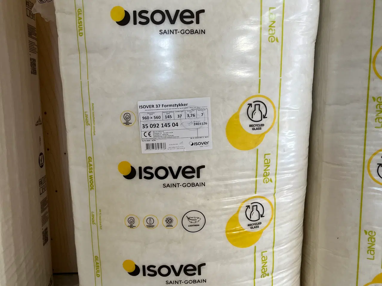 Billede 1 - Isover 37 formstykker 145mm