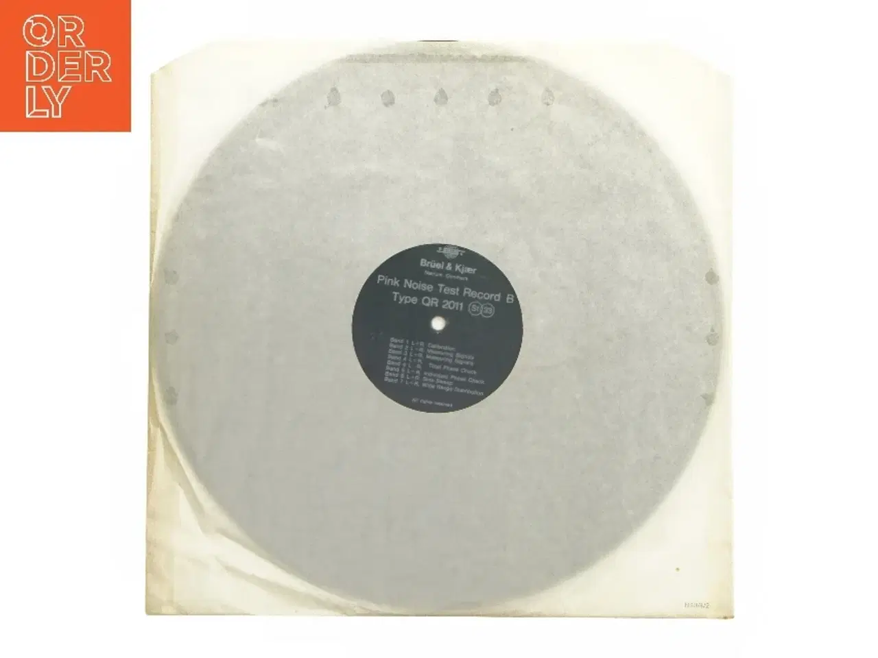 Billede 1 - Brüel & Kjaer Pink Noise Test Record Type QR 2011 fra Brüel & Kjaer