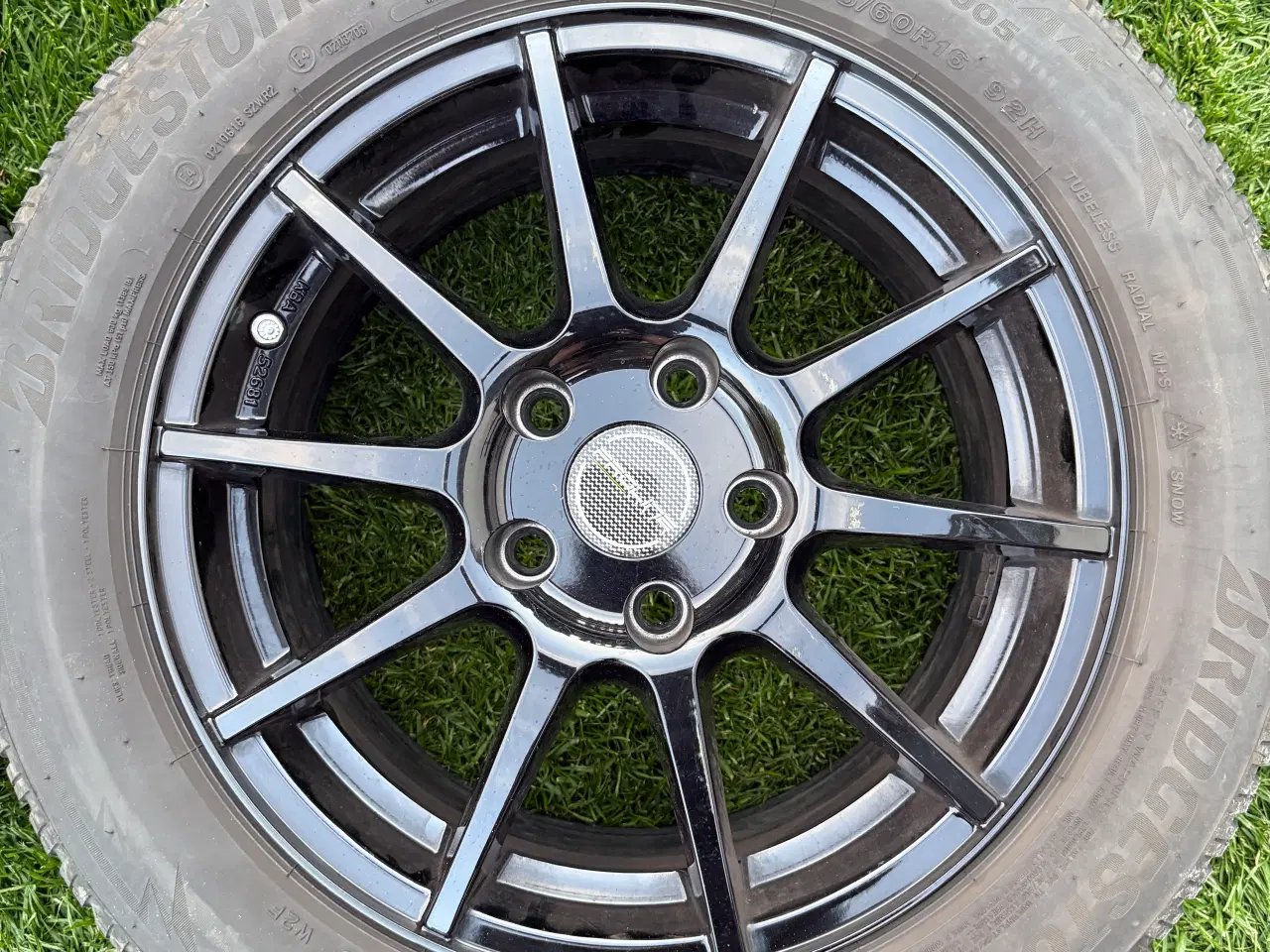 Billede 8 - Sorte Alu 16" vinterhjul 5x114,3