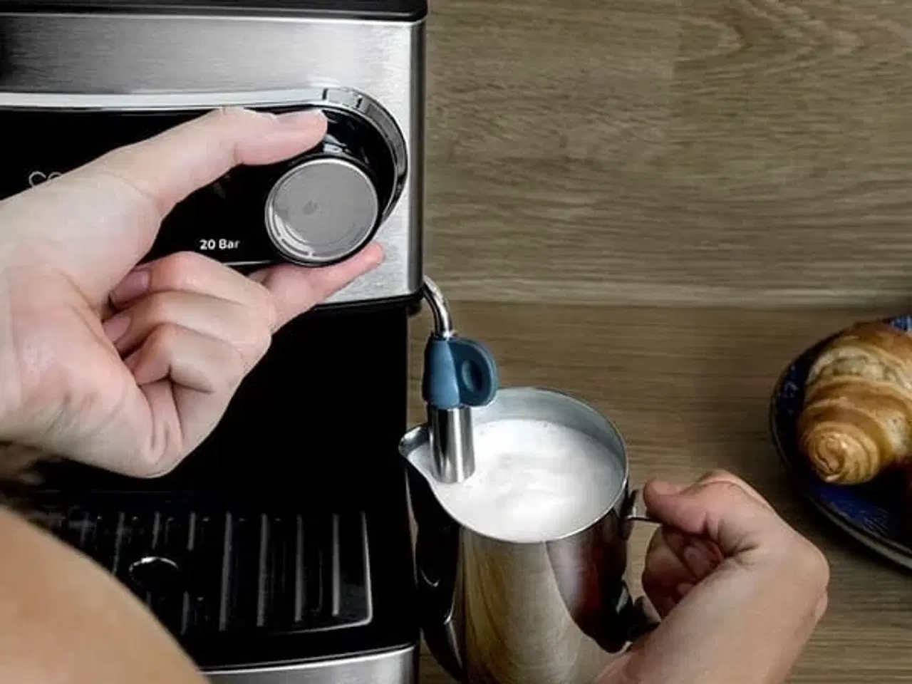 Billede 3 - Hurtig manuel kaffemaskine Power Espresso 20 1,5 L 850W Sort Rustfrit stål