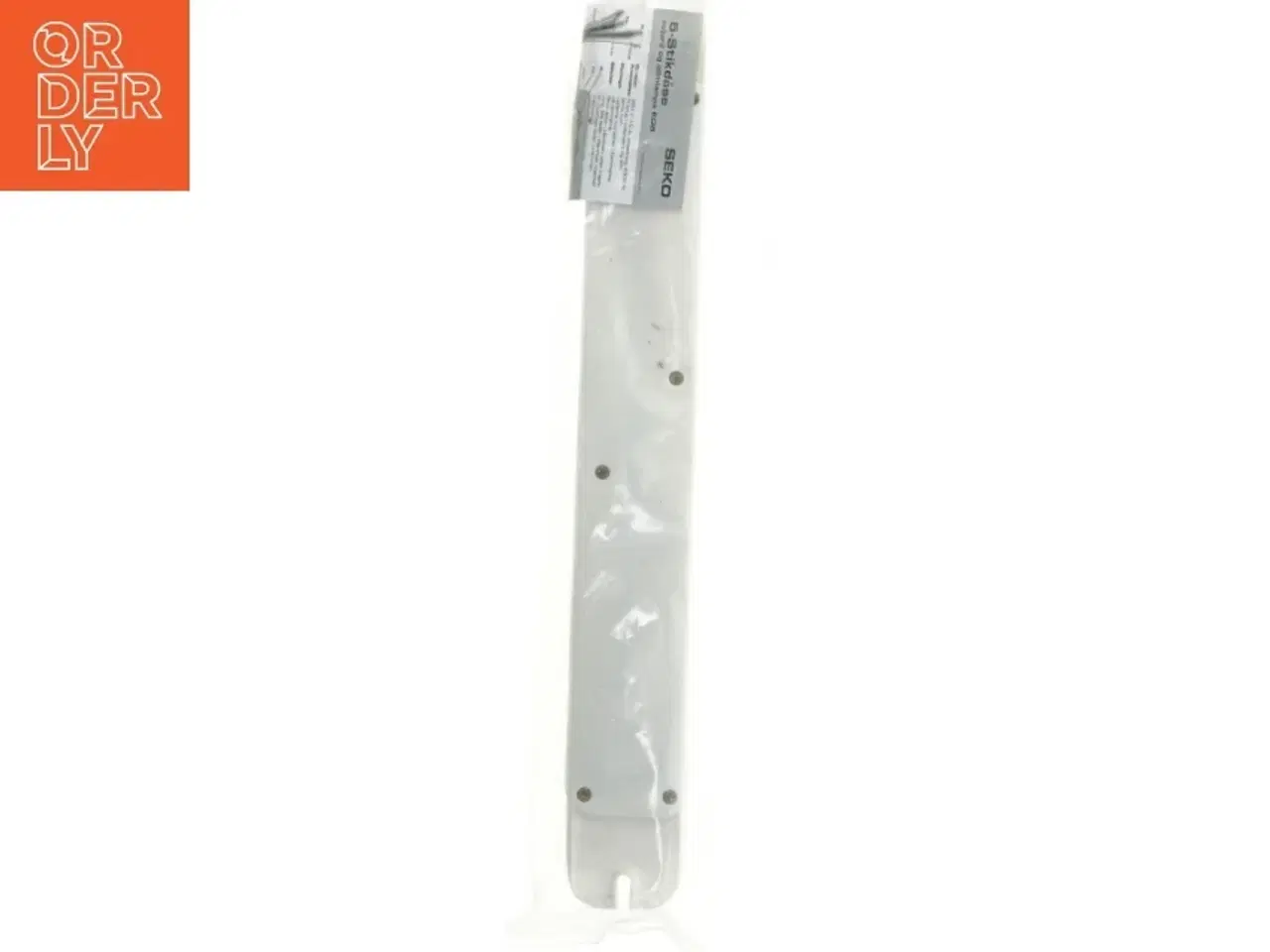 Billede 4 - 6-udtag stikdåse med jord med afbryder fra SEKO (str. 40 cm)