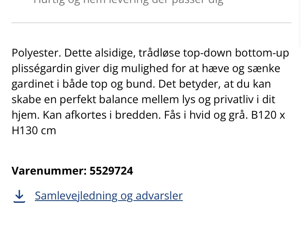 Billede 4 - Plisségardiner mørklægning