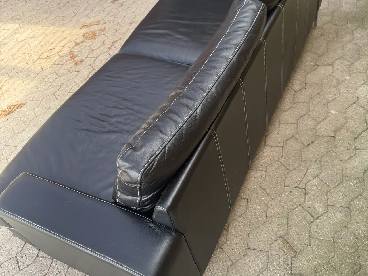 Billede 2 - Lædersofa