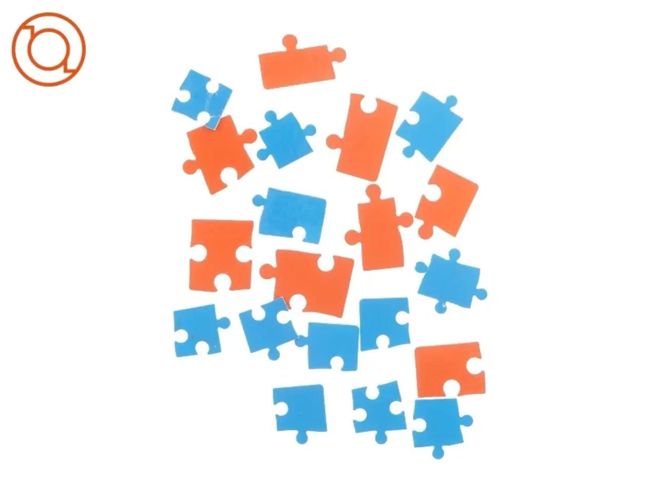 Billede 2 - Puslespilsbrikker (20 styks) uden kasse