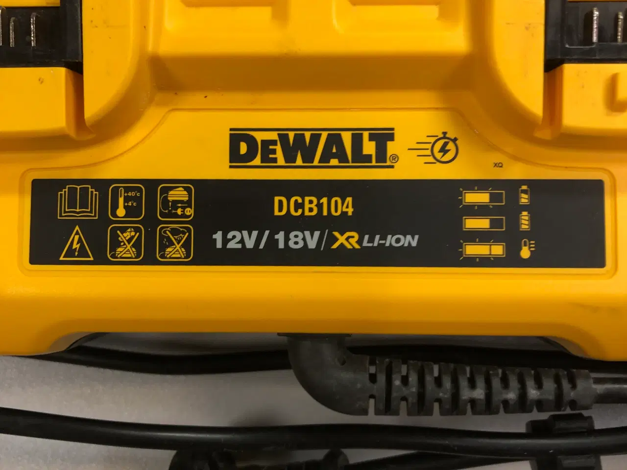 Billede 5 - Oplader,DeWalt DCB 104,18v-54v,flexvolt Li-ion bat