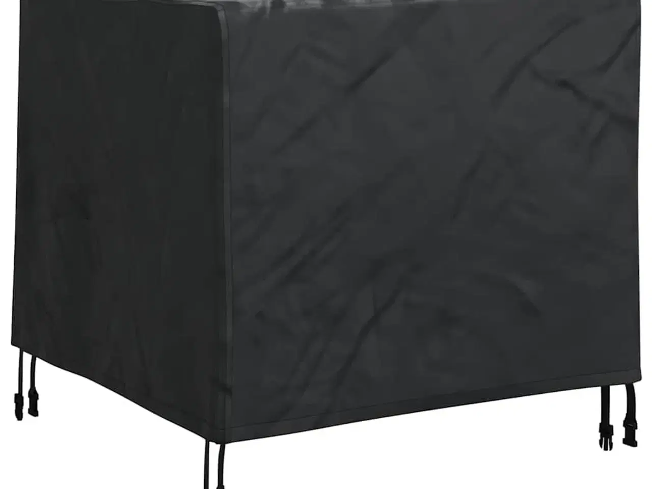 Billede 2 - Udendørs møbelovertræk Sort 74 x 74 x 60 cm 420D Oxford Stof