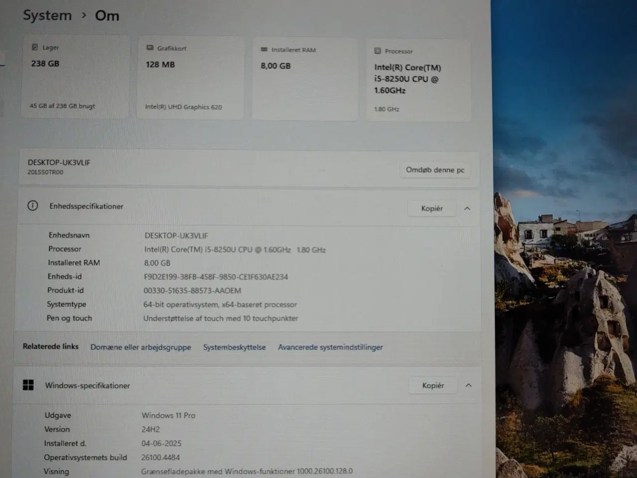 Billede 3 - S: Lenovo ThinkPad L480 Laptop