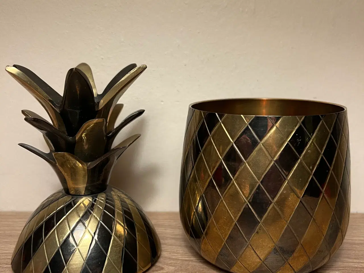 Billede 2 - Smuk Maison Jansen ananas isspand fra 60’erne