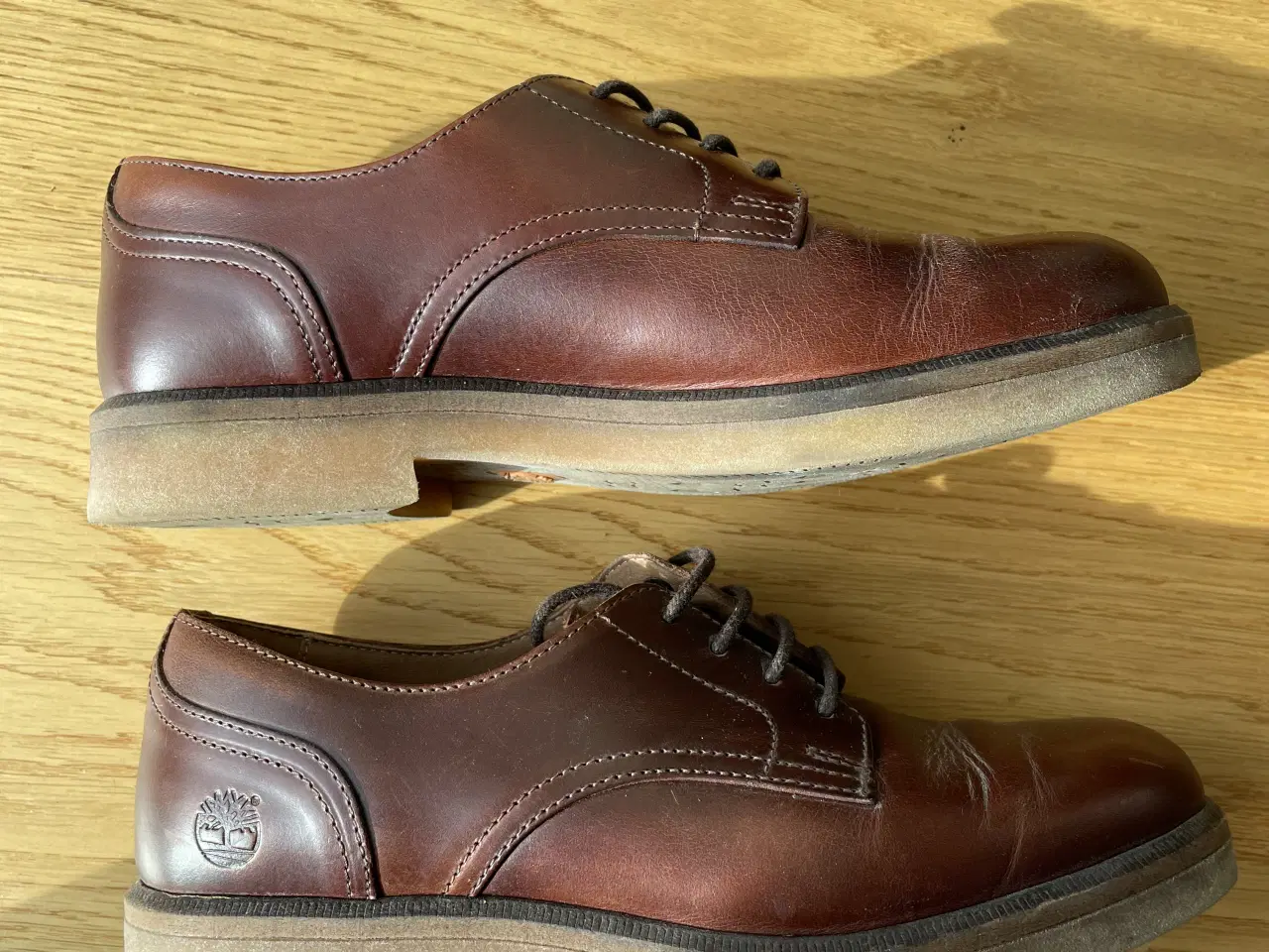 Billede 1 - Timberland brune lædersko