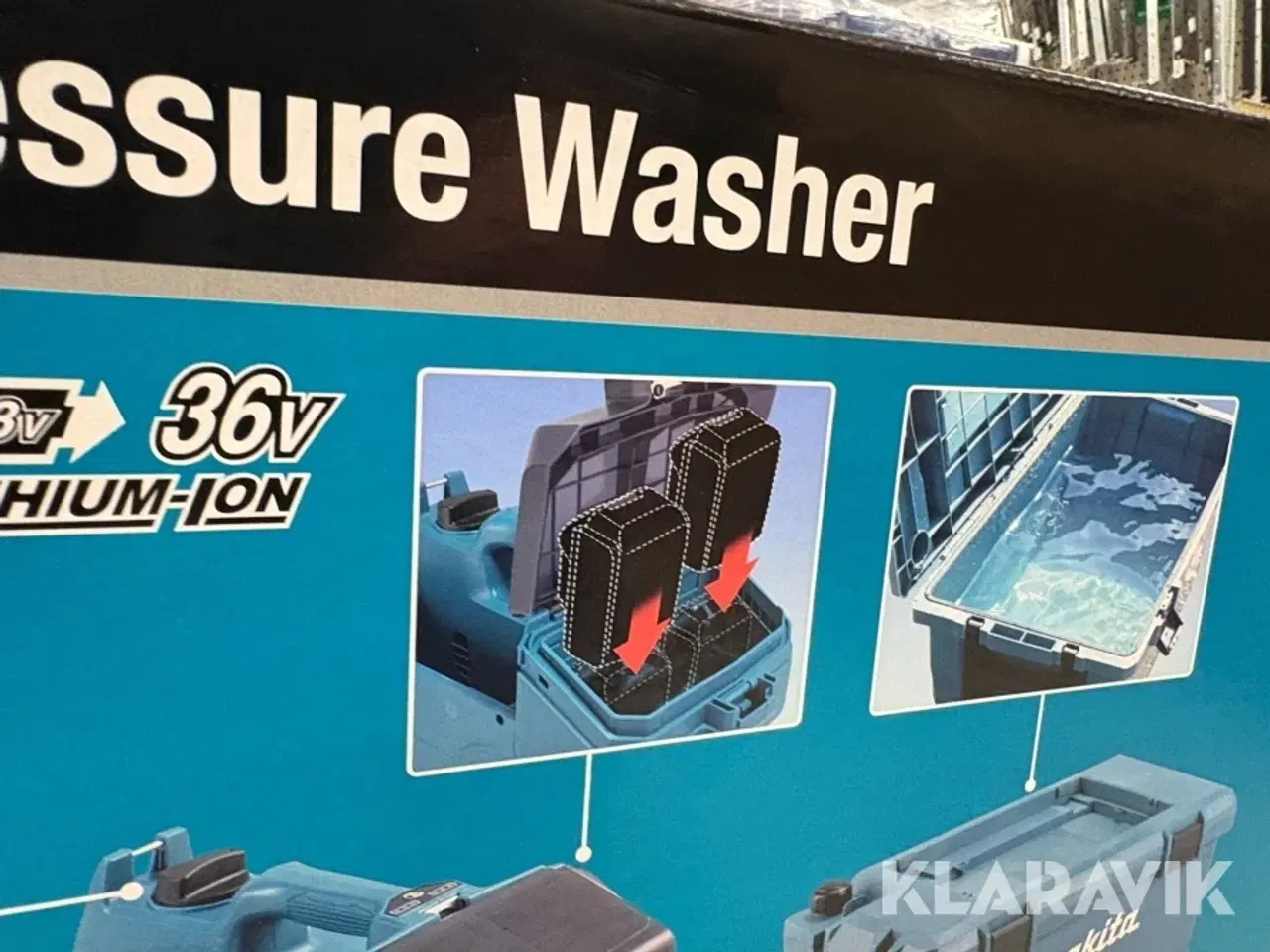 Billede 6 - Højtryksrenser Makita IPX5 ledningsfri