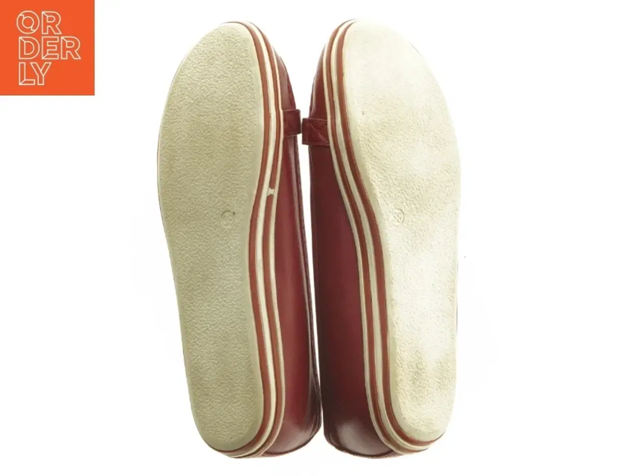 Billede 9 - Røde læder loafers fra Skills (str. 38)